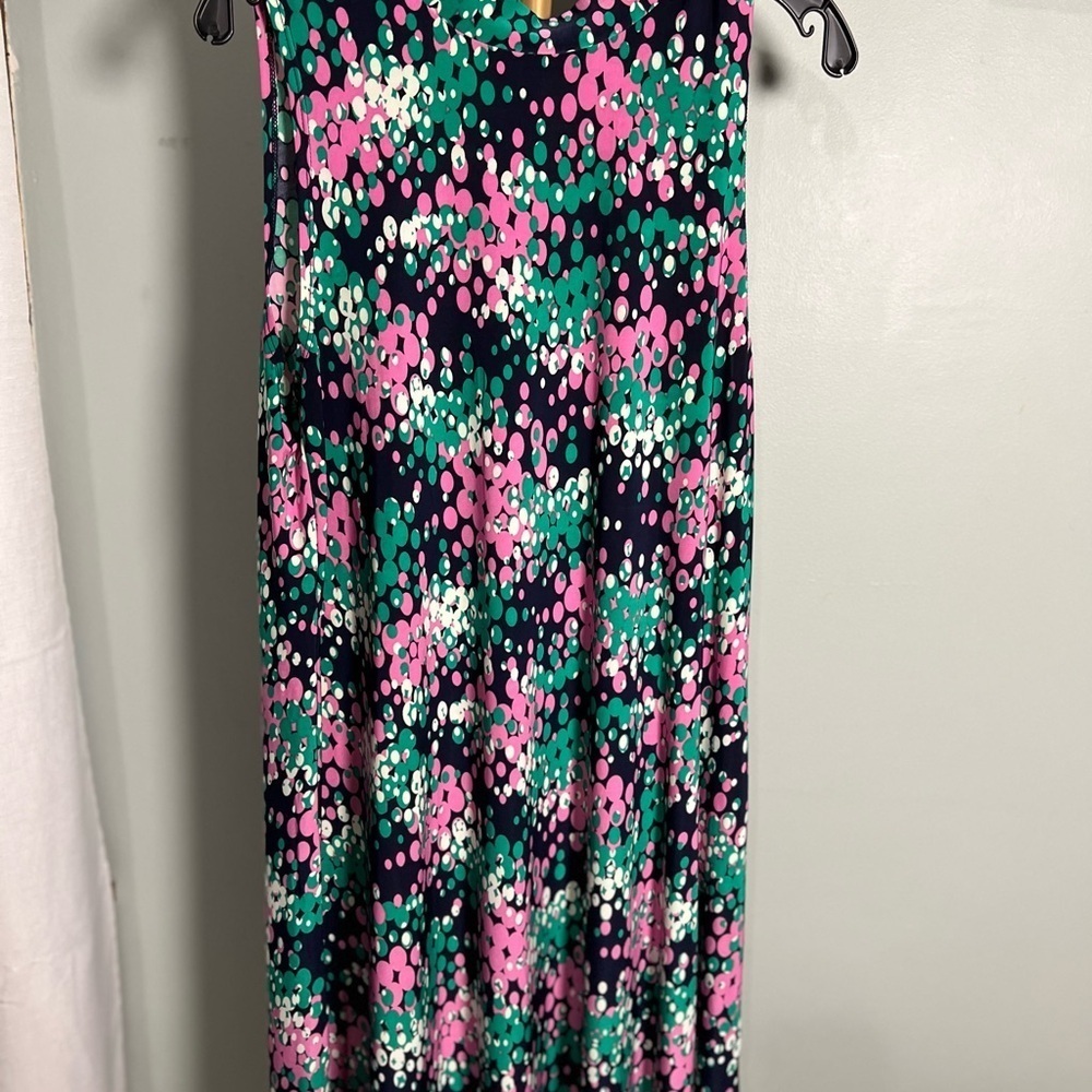 Robbie Bee Pink and Green Dress for Casual Wear